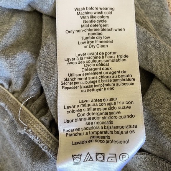 BumpStart by Motherhood Maternity cotton blend grey t-shirt Sz S/P/CH - Picture 4 of 6